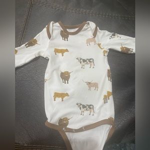 Kyte baby 0-3 month “moo” LS BS